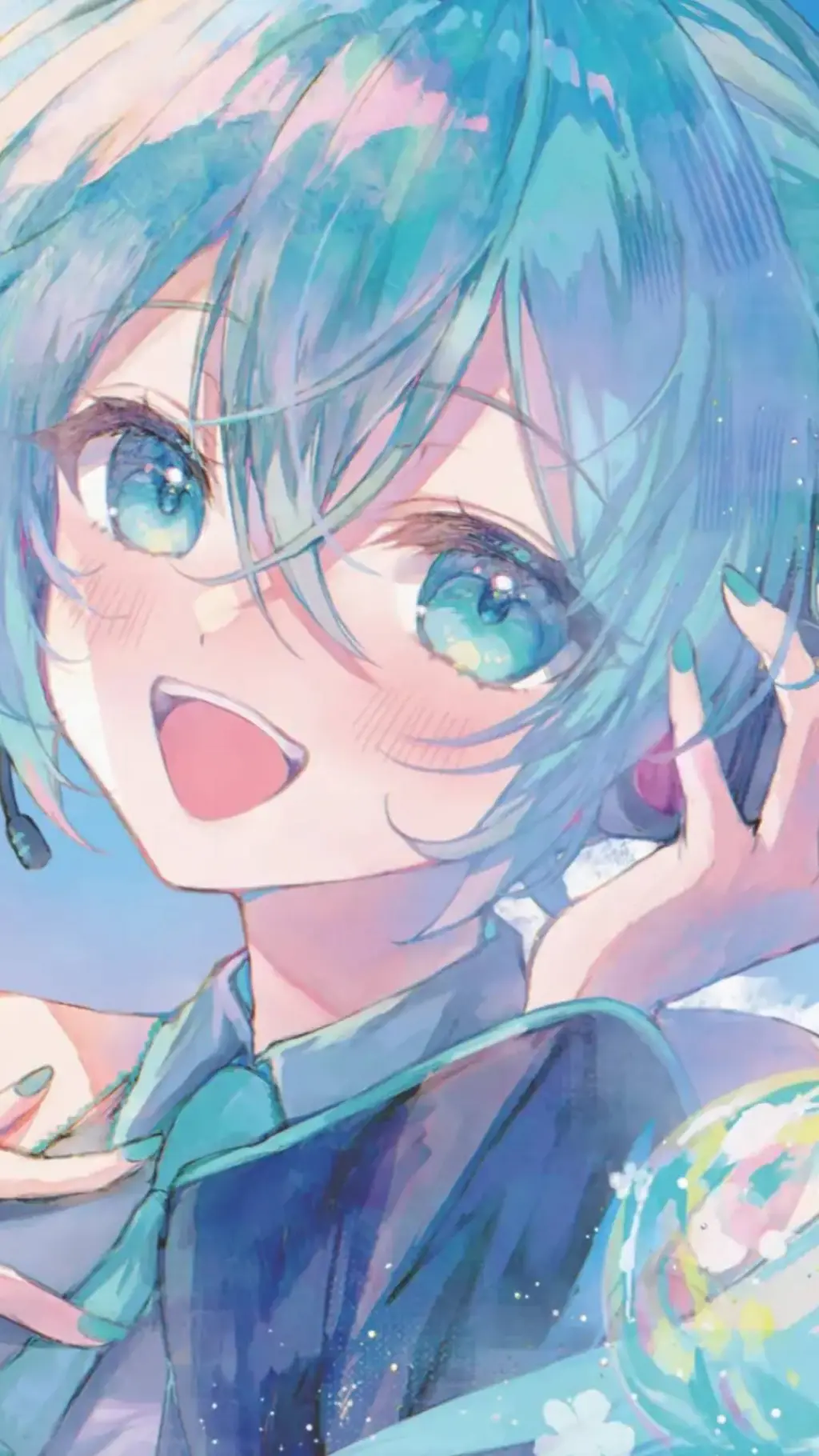 ai character: miku background