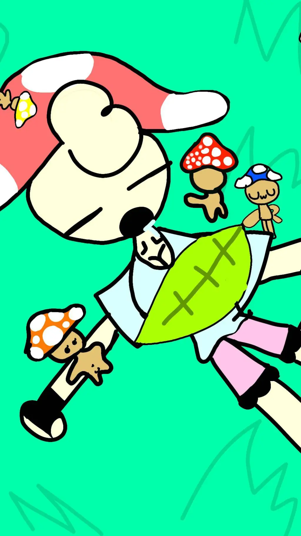 ai character: la copia loca background