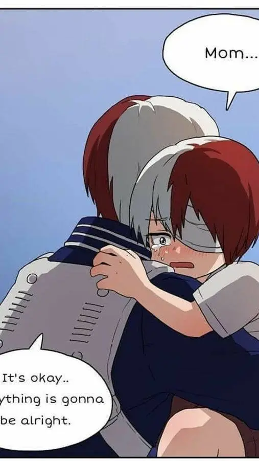 ai character: Shoto todoroki background