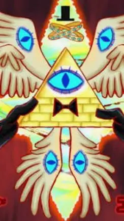 ai character: Gravity falls!<3 background