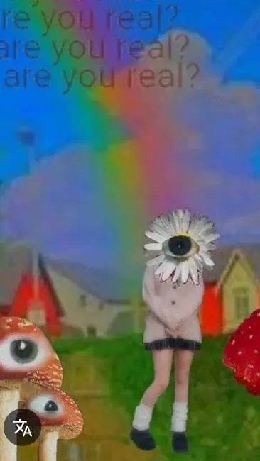 ai character: FNAF, dreamcore background