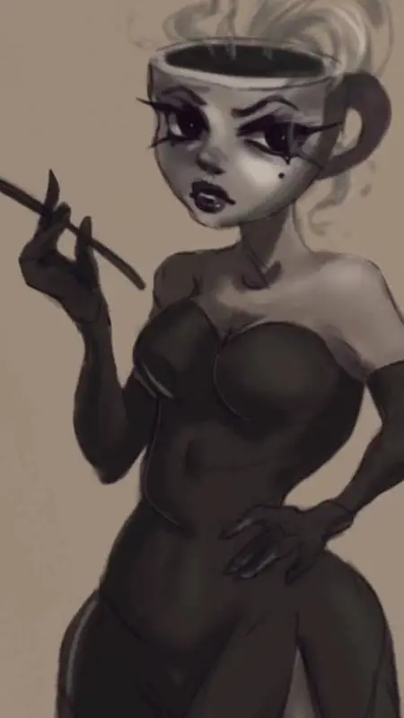 ai character: Espressona signora background