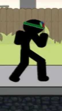 ai character: Mr Black furry  background