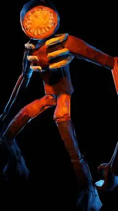 ai character: figure background