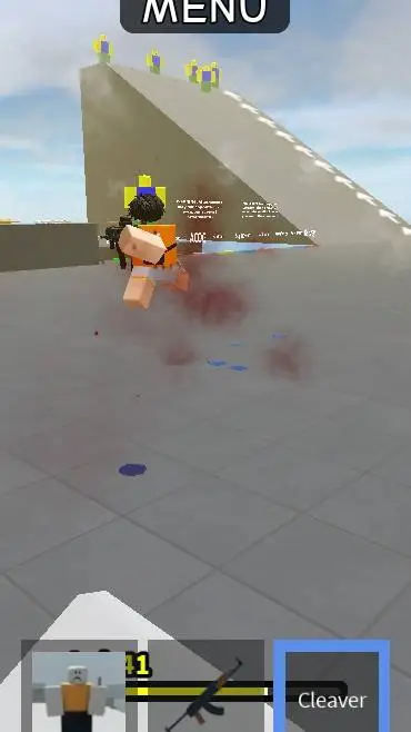 ai character: blood background