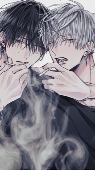 ai character: Mystery and Levi  background