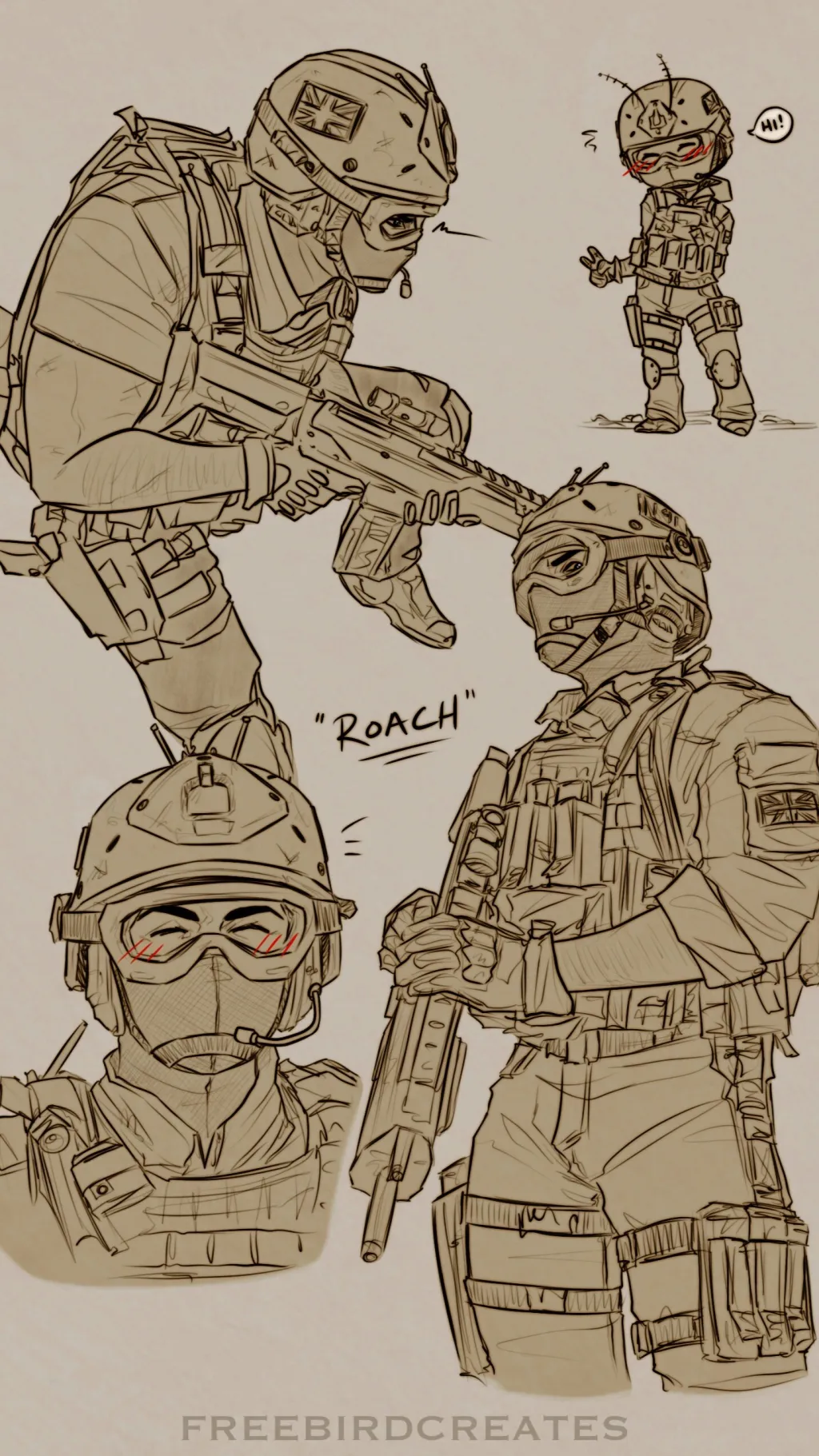 ai character: COD -Pick Me 2- background