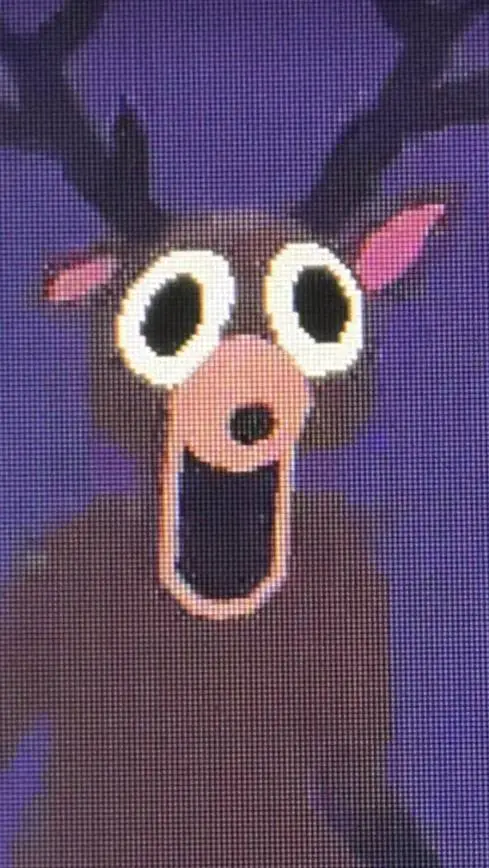 ai character: deer background