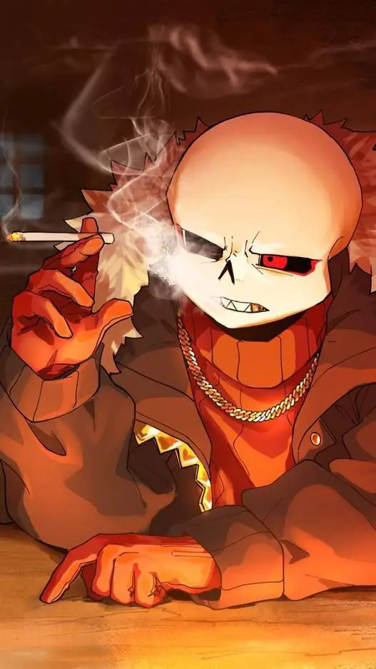 ai character: фелл санс  background