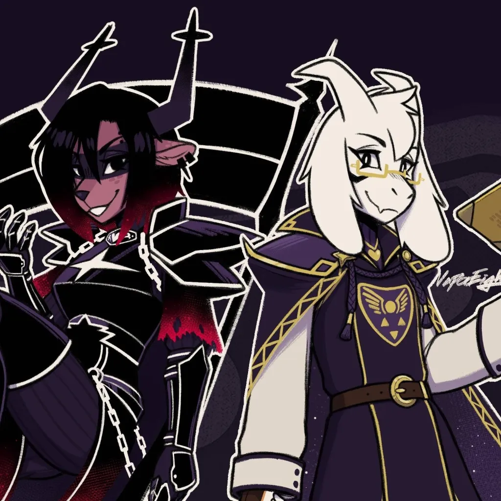 chat with ai character: asriel and dess