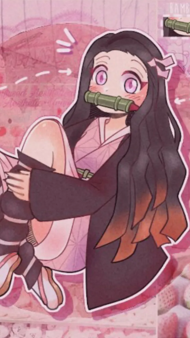 ai character: Nezuko background