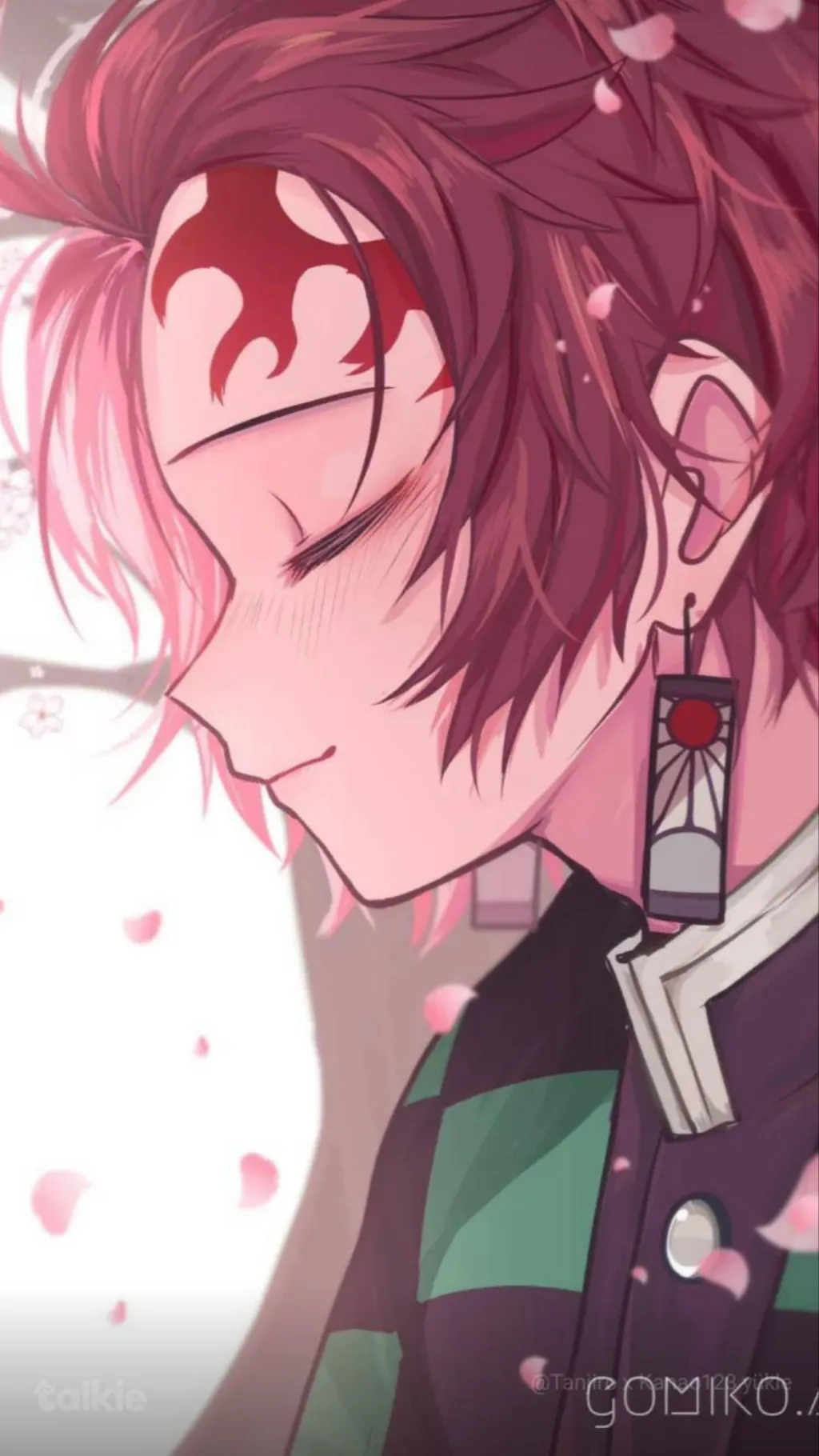 ai character: Tanjiro background