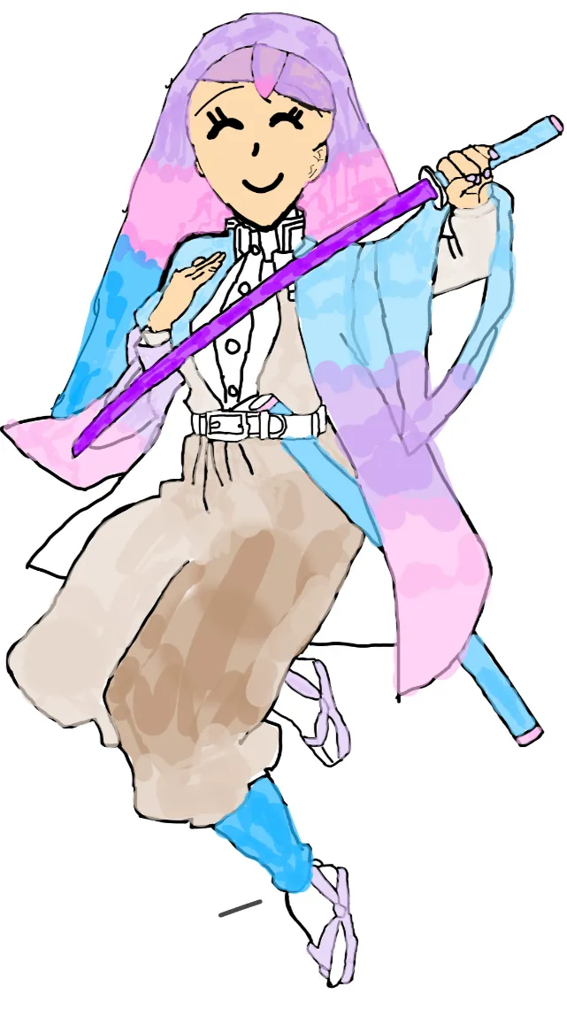 ai character: Kny finds you  background