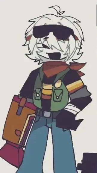 ai character: BS but FPE style background