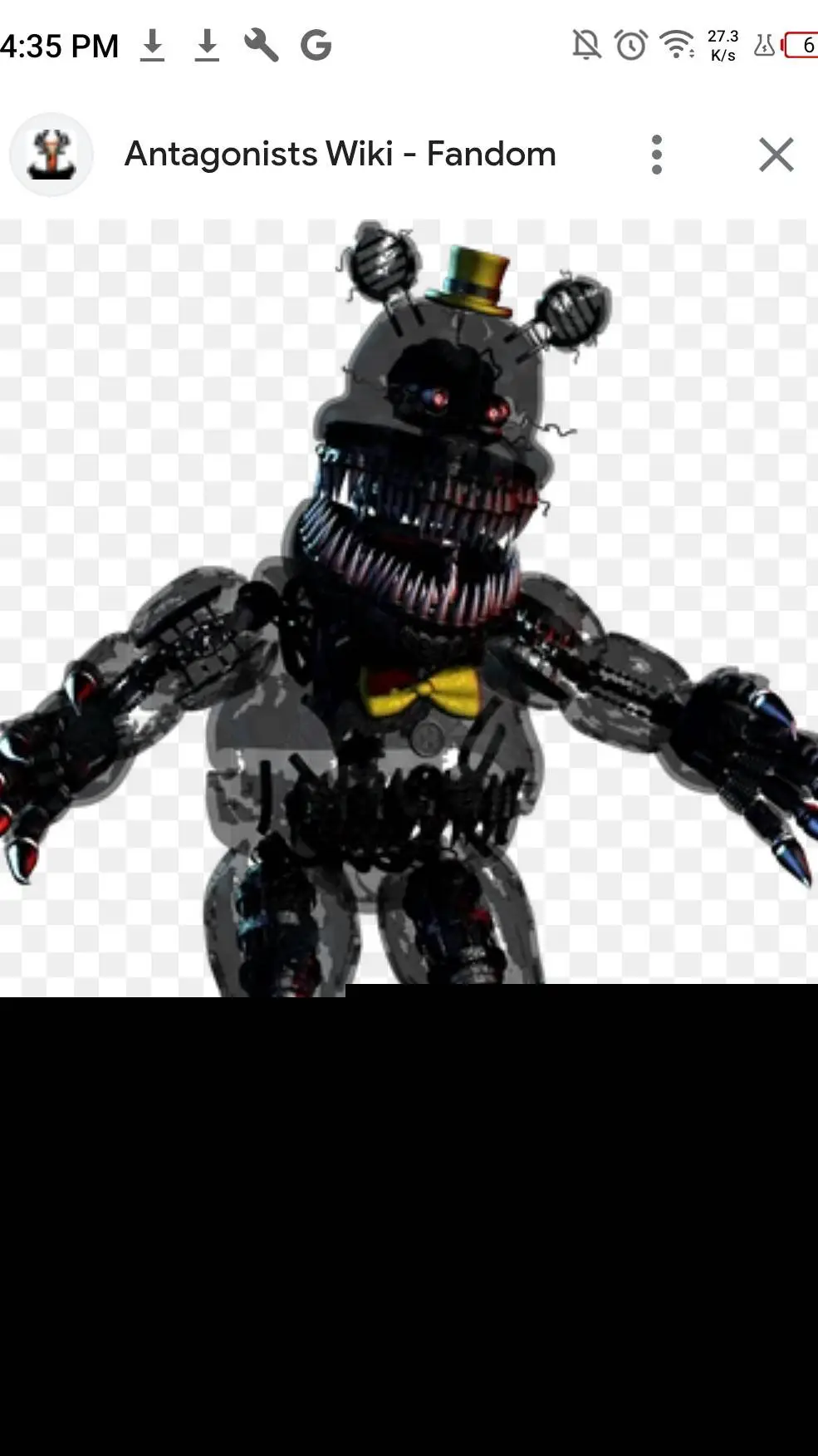 ai character: nightmare background