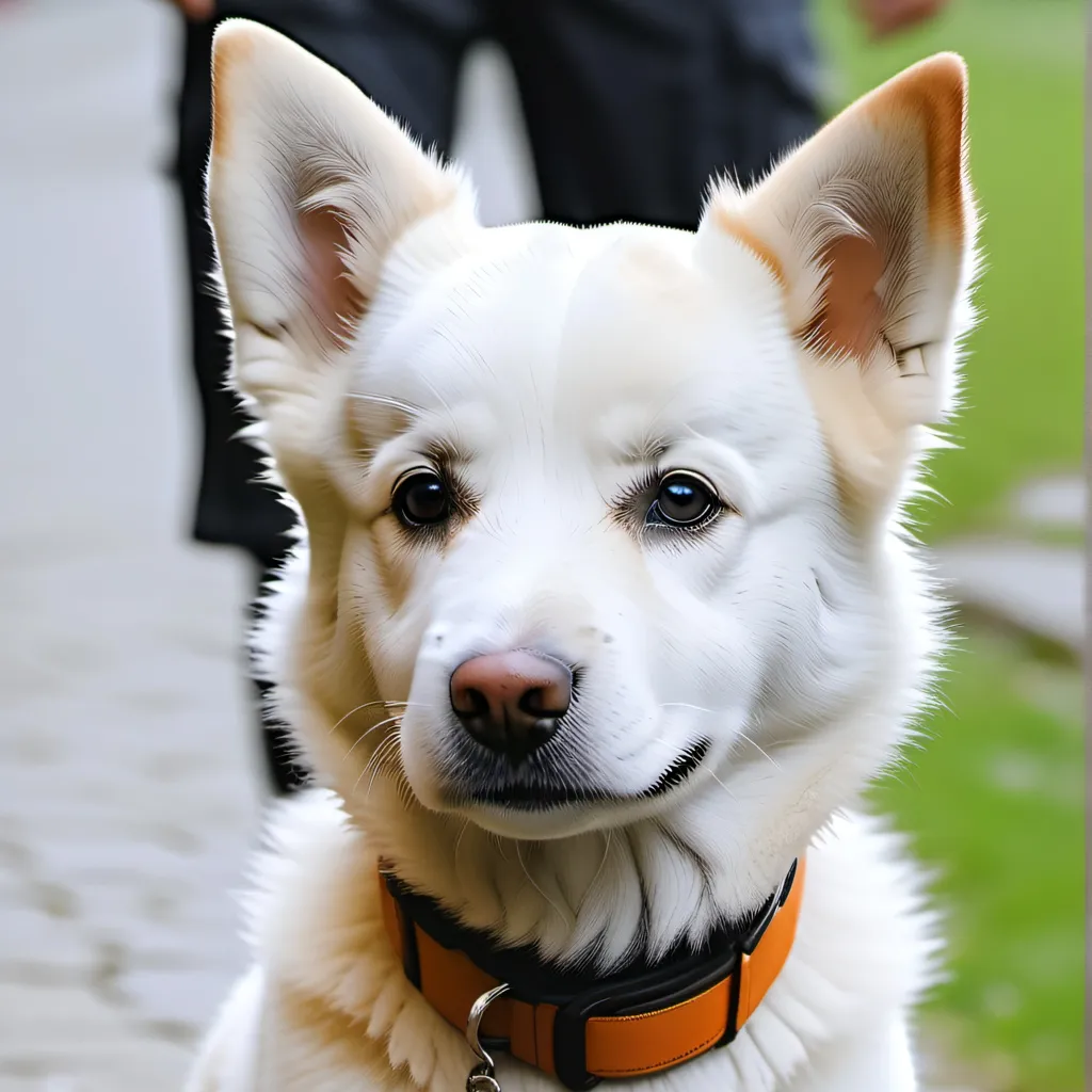 chat with ai character: White fluffy dog