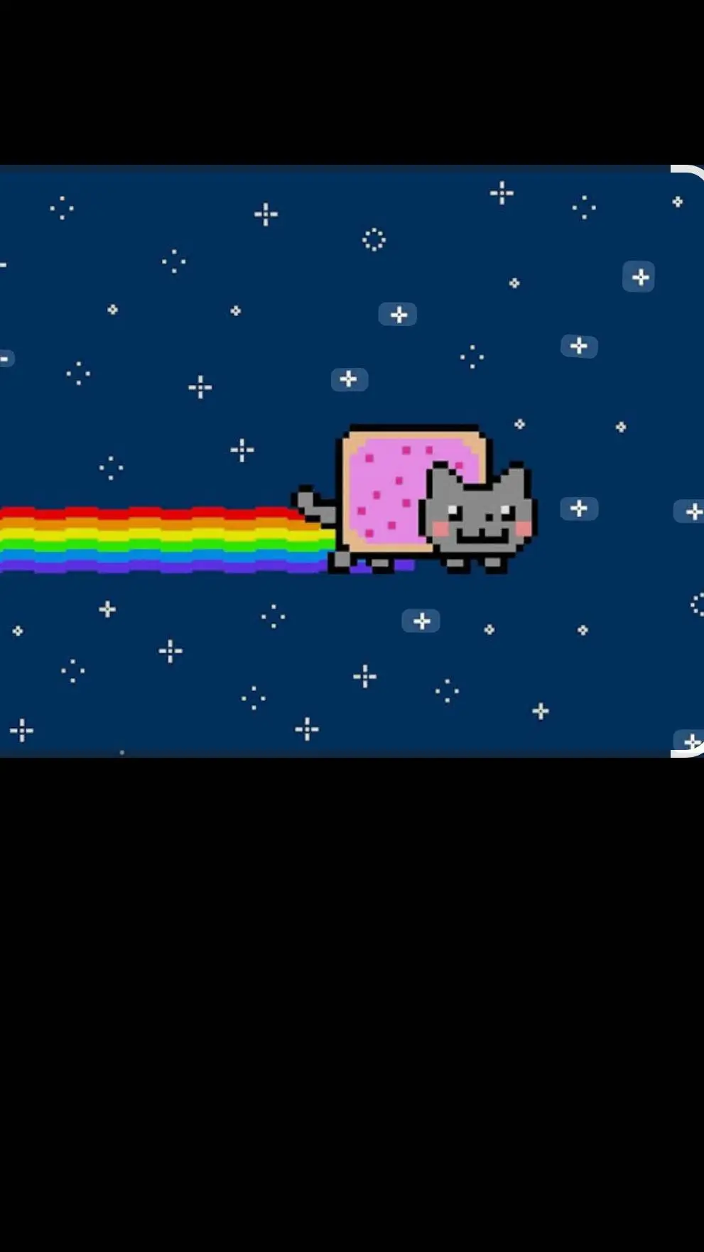 ai character: cat rainbow background