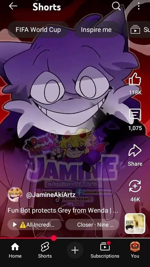 ai character: horror Wenda background