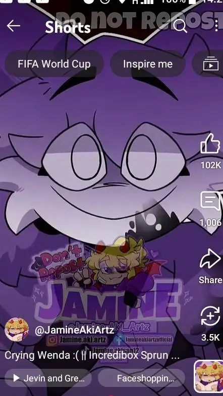 ai character: horror wenda background