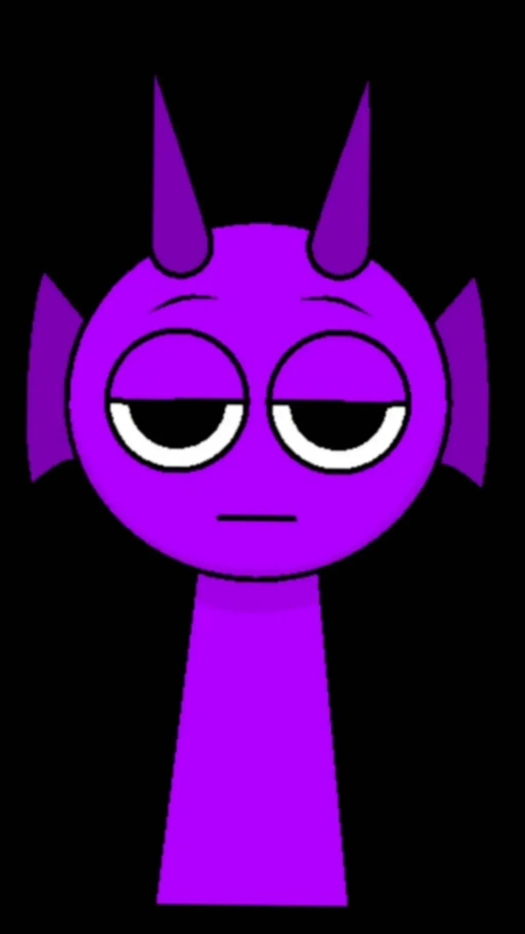 ai character: durple background