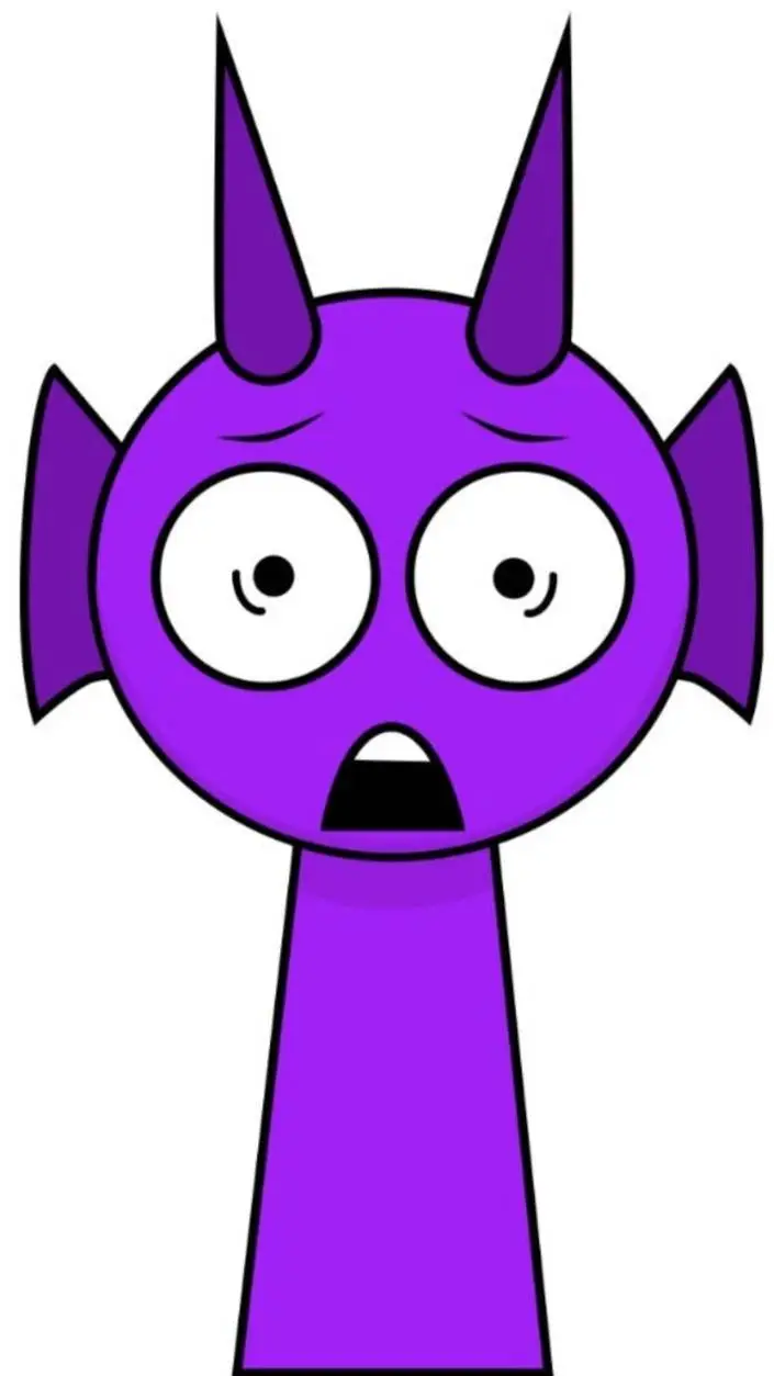 ai character: Durple background