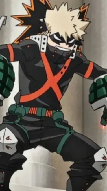ai character: Katsuki Bakugo background