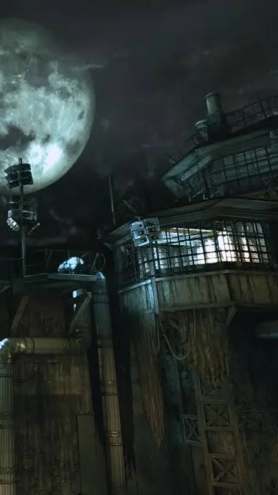 ai character: arkum asylum  background