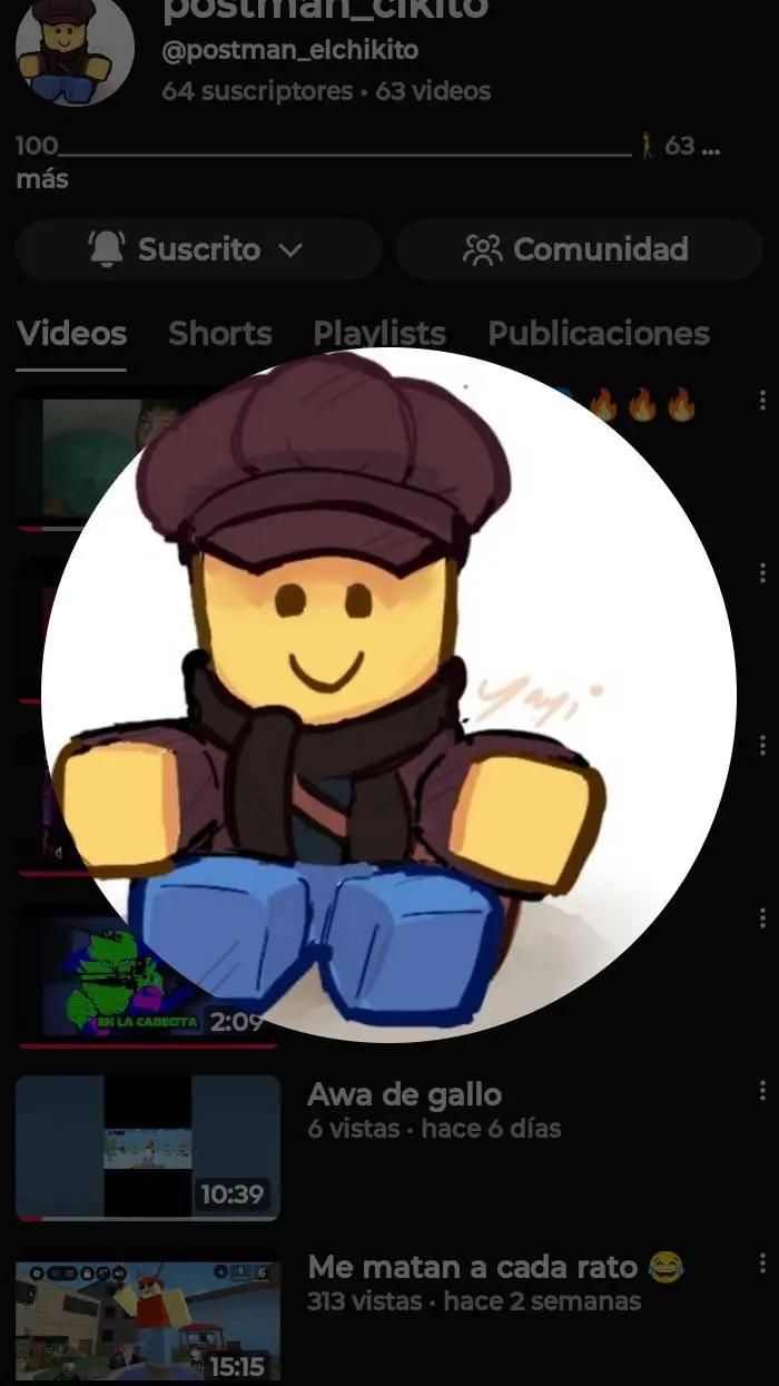 ai character: postman background