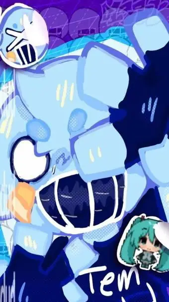 ai character: bluudud.... olvida background