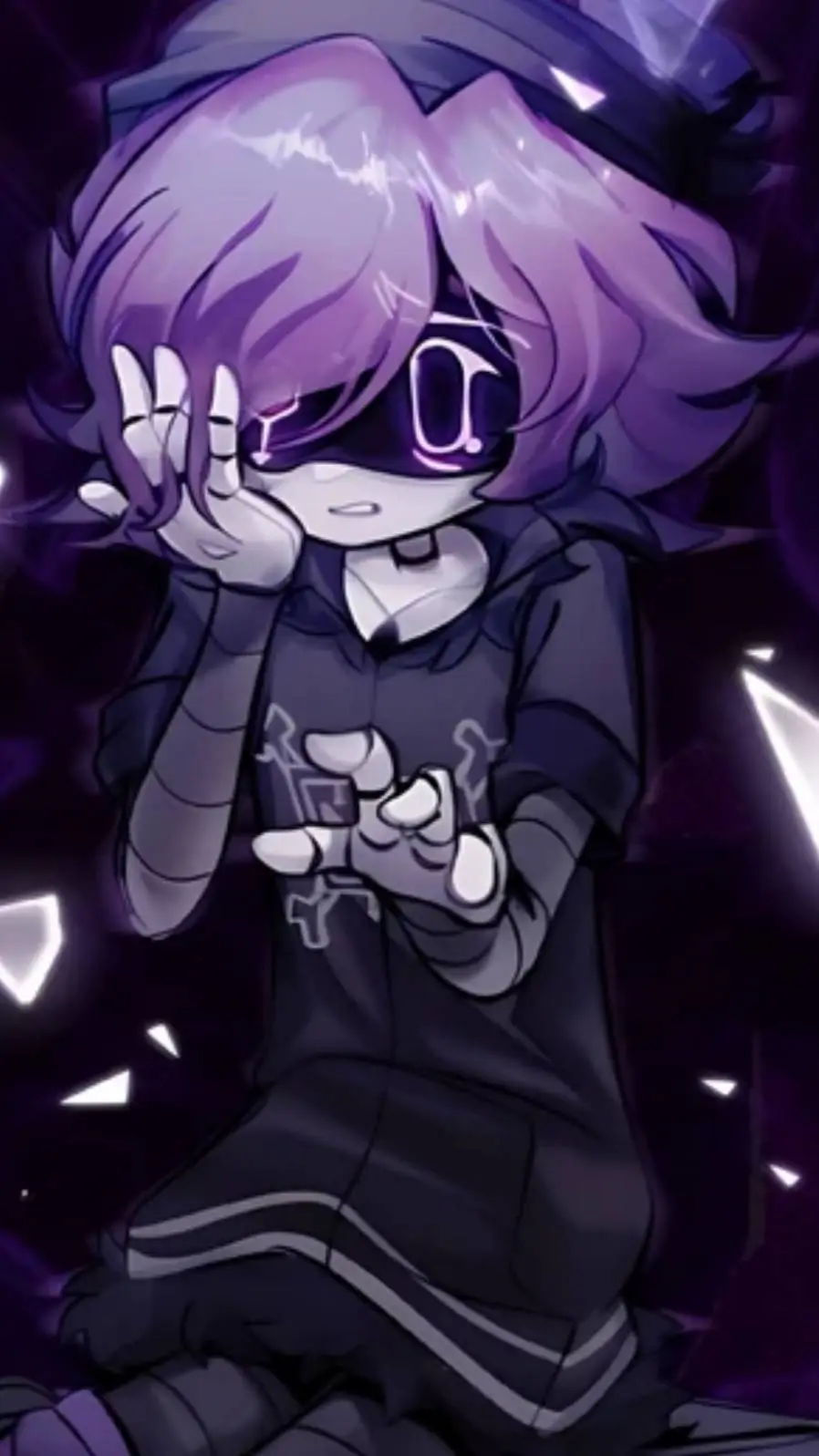 ai character: Uzi failed in Ep1 background