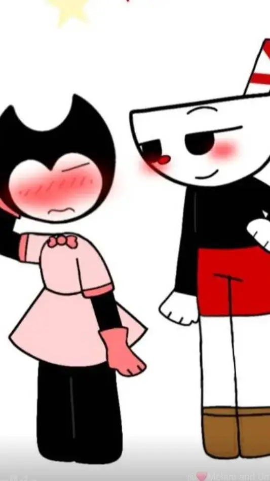 ai character: Cuphead x Bendy background