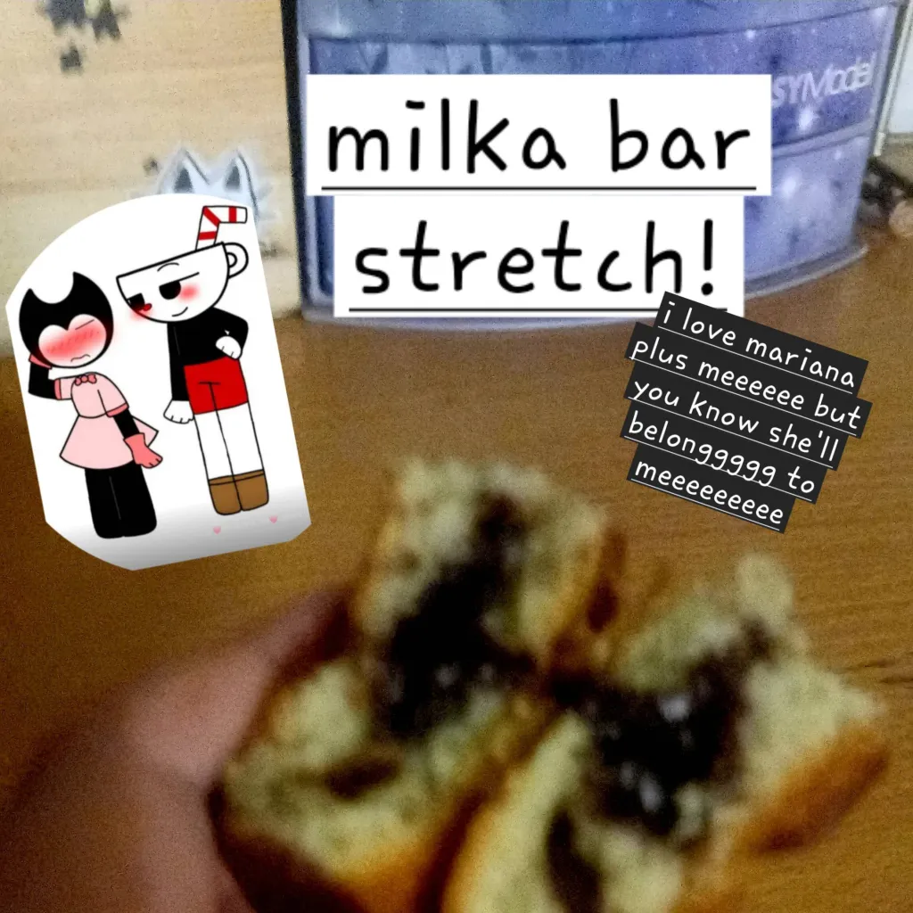 chat with ai character: Milka bar stretc