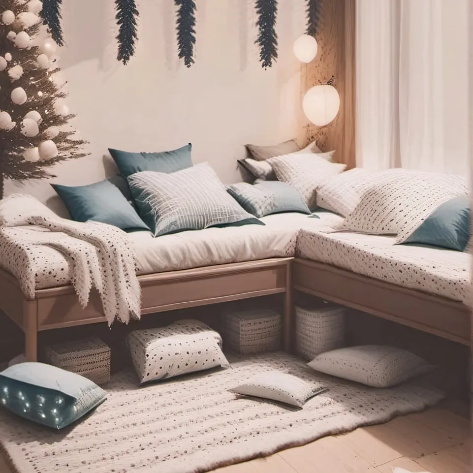 chat with ai character: Sleepover mess