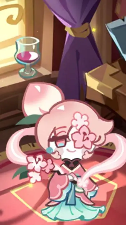 ai character: 🌸peach blossom🌸 background