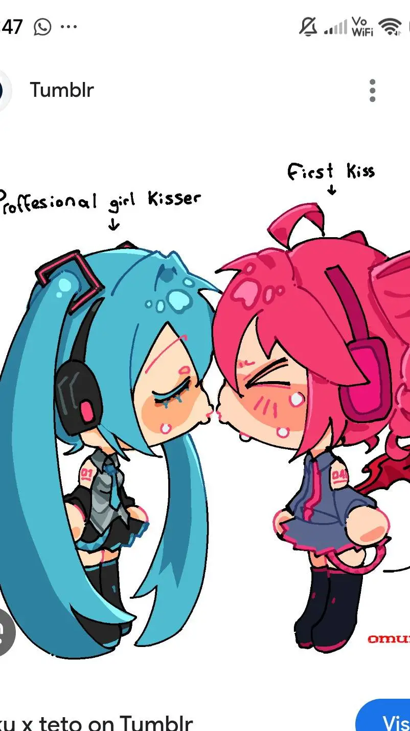 ai character: miku x teto background