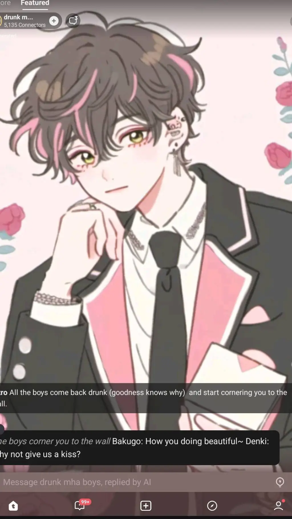 ai character: ... background