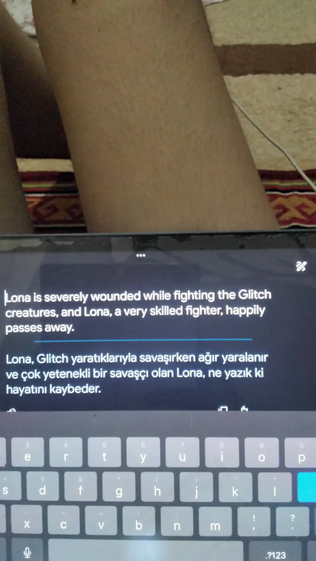 ai character: micheal and noah background