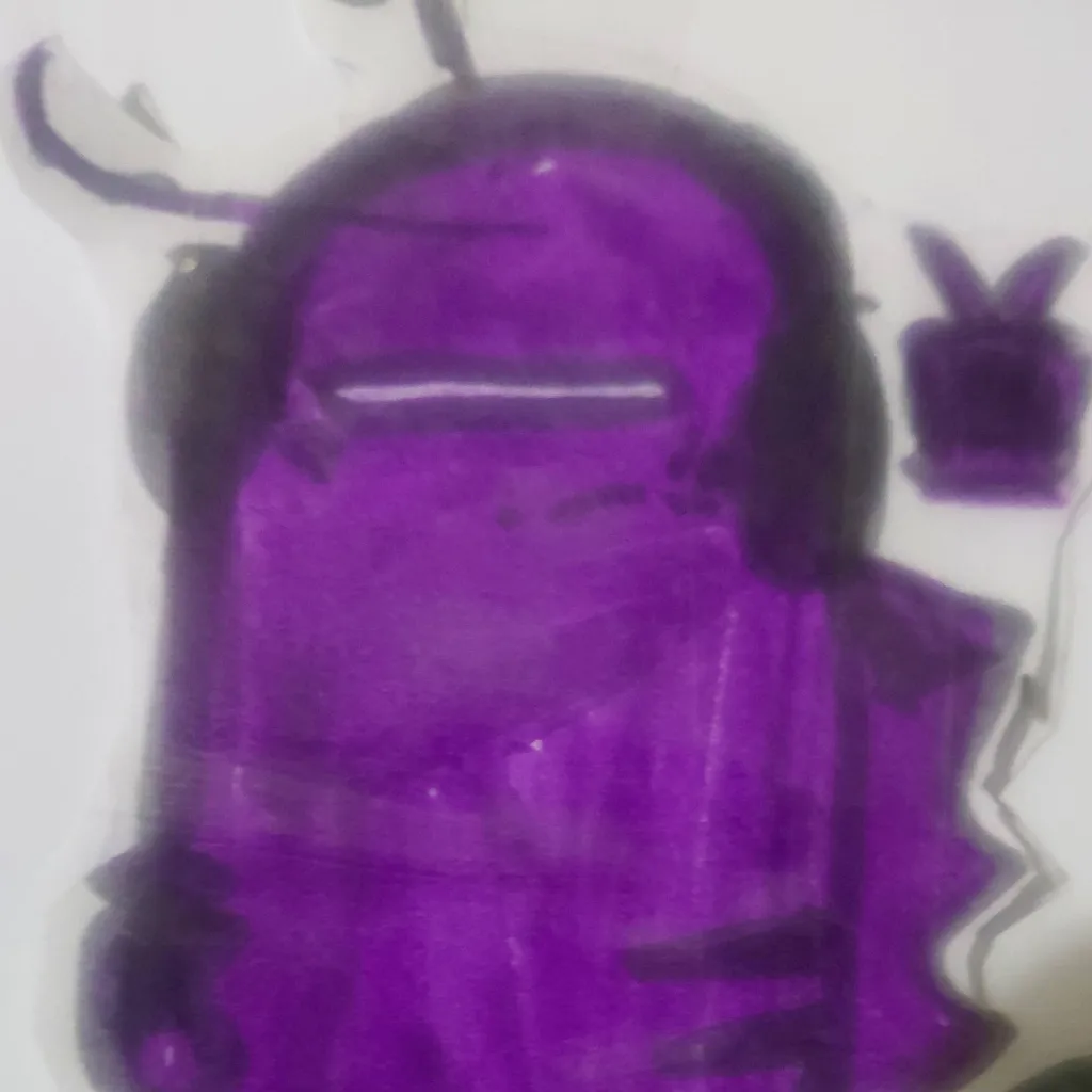 chat with ai character: Purple