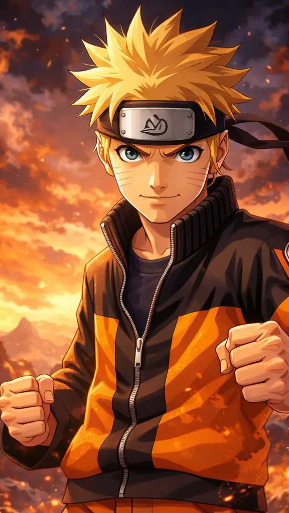 ai character: Naruto  background