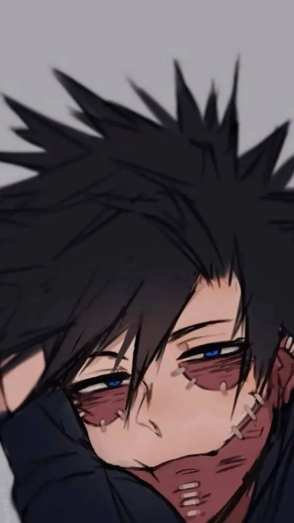 ai character: 🤍Dabi🖤 background