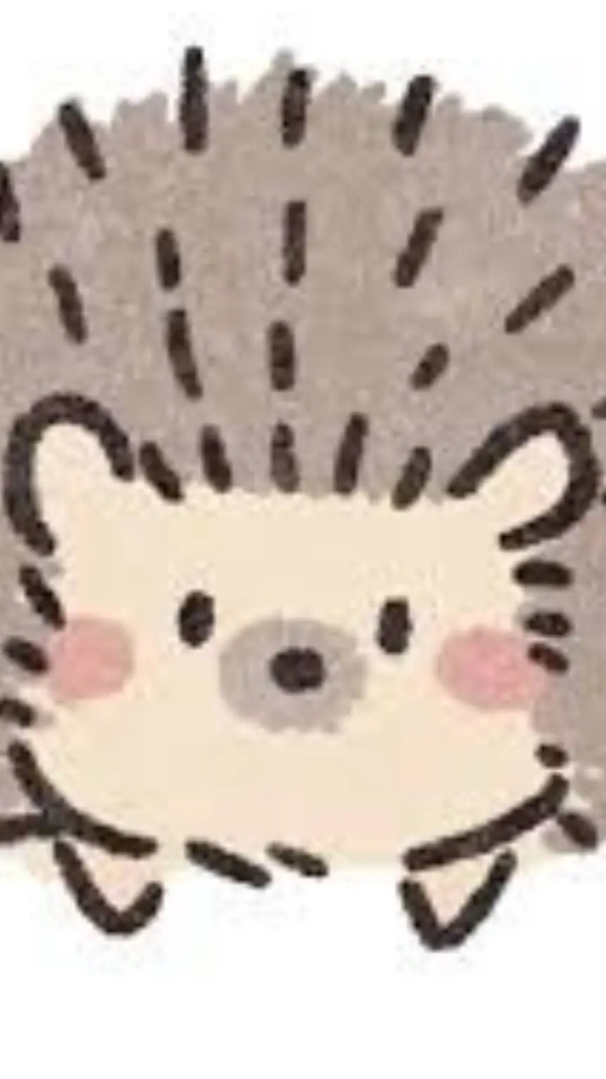 ai character: ёжик background