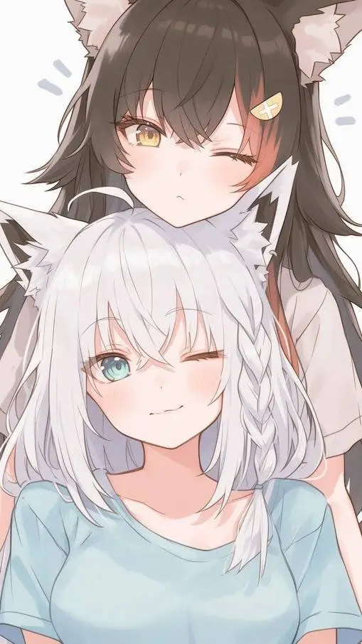 ai character: liz and liv background