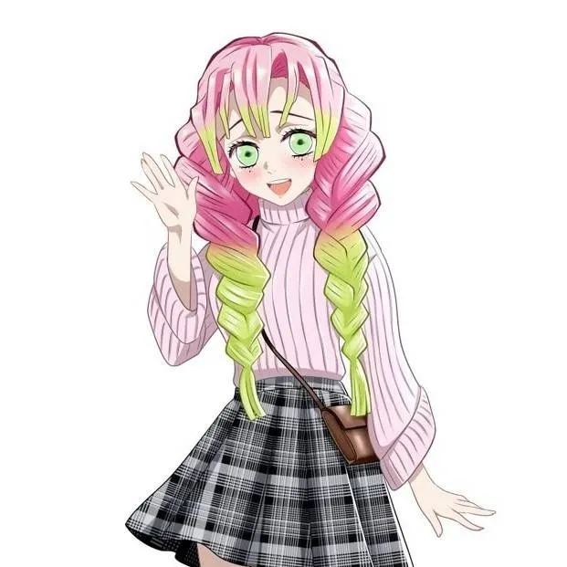 chat with ai character: Mitsuri beach time