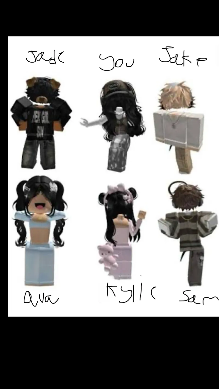 ai character: Roblox gc background