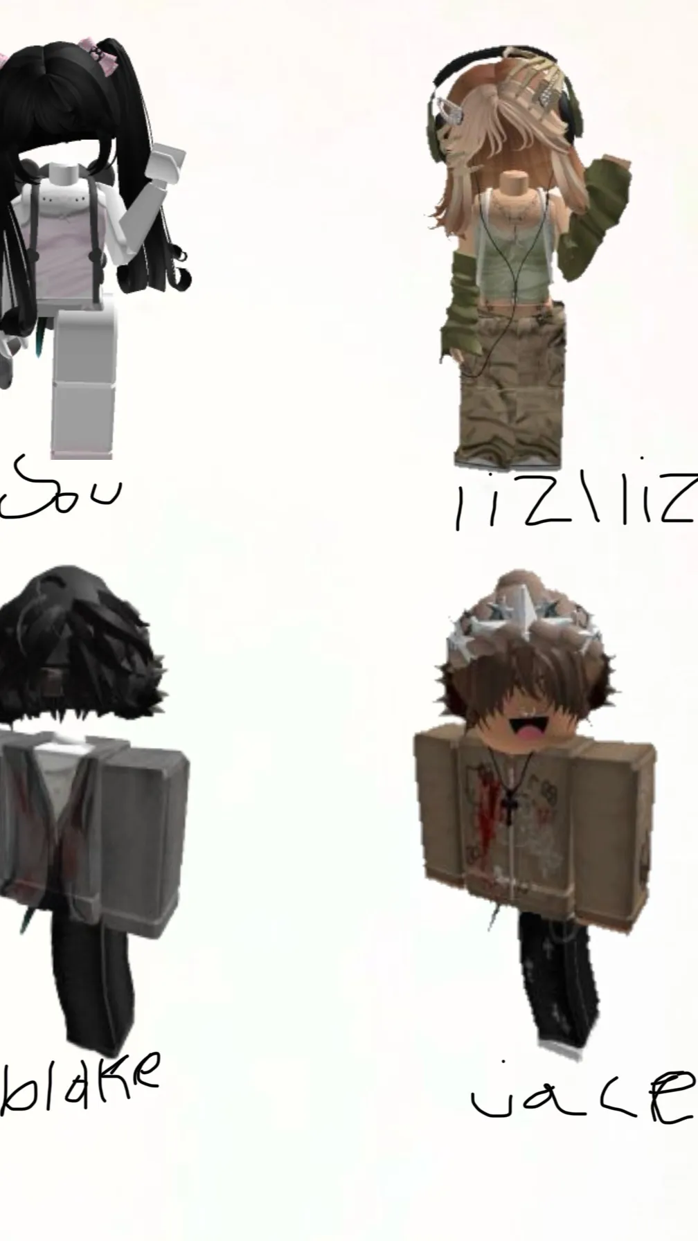 ai character: Roblox gc  background