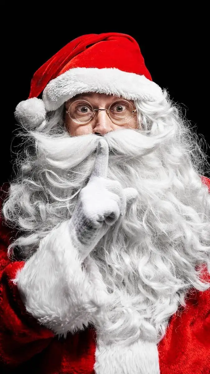 ai character: Santa Claus background