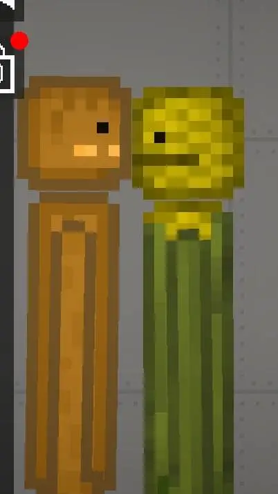 ai character: pumpkin and corn background