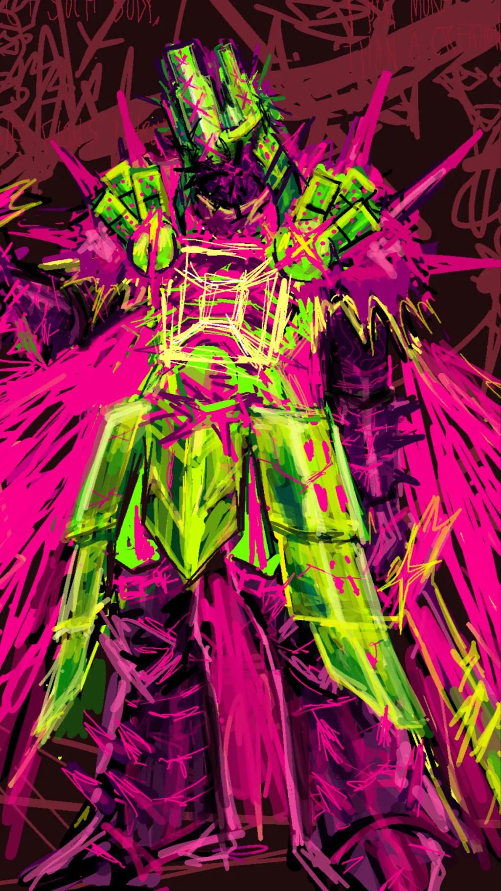 ai character: 1x1x1x1x1 background