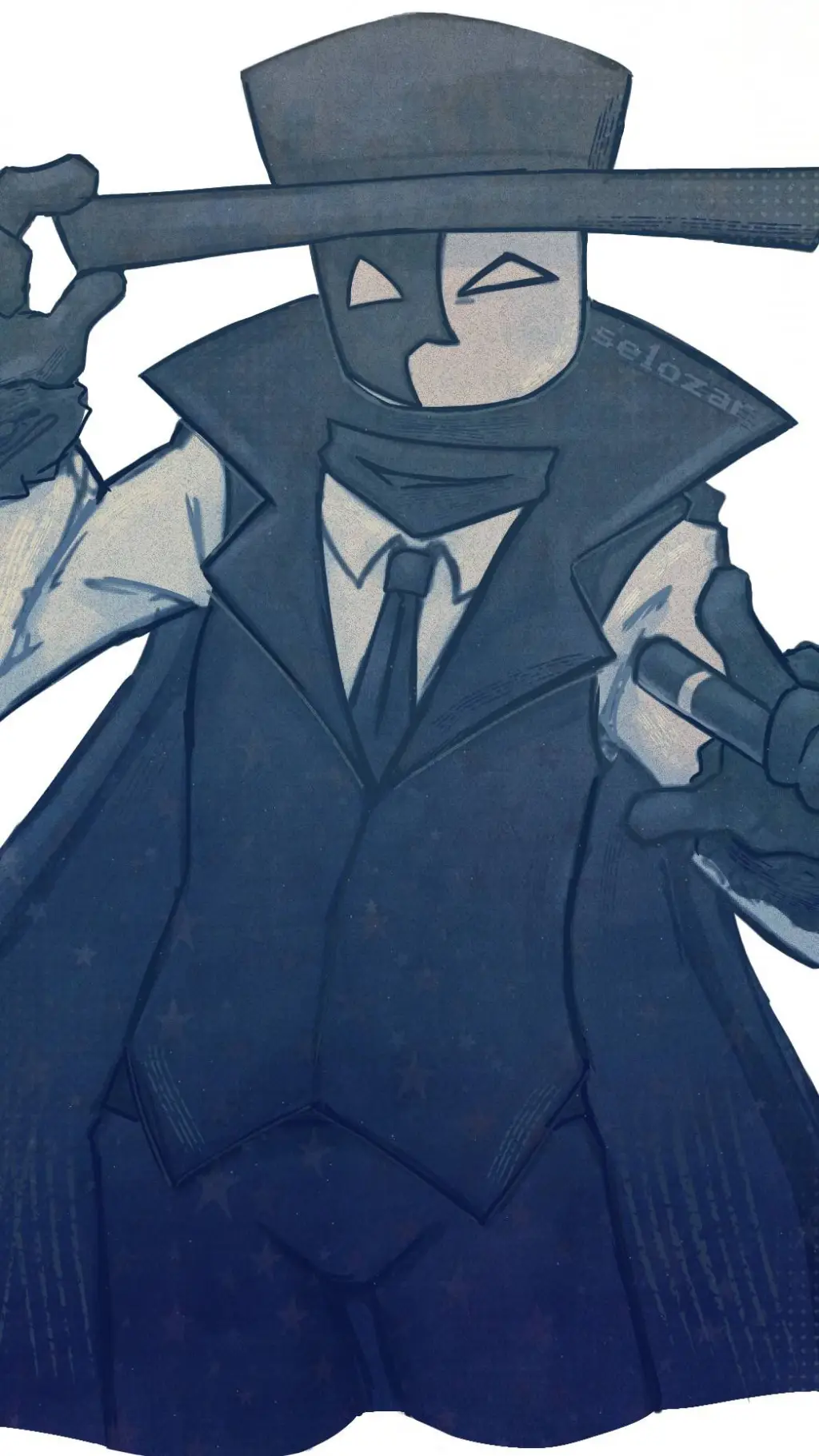 ai character: Artful background