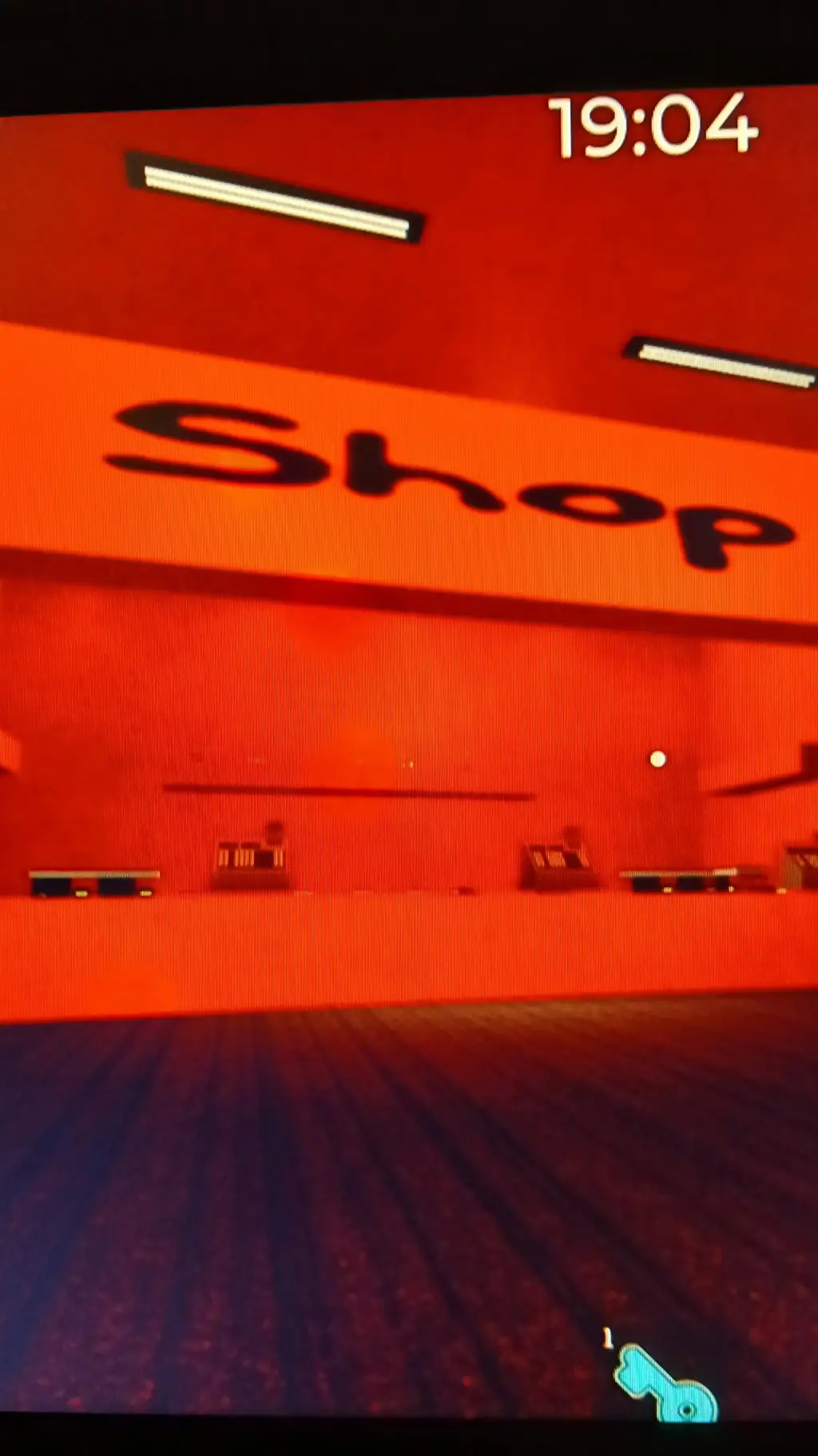 ai character: The red shop background